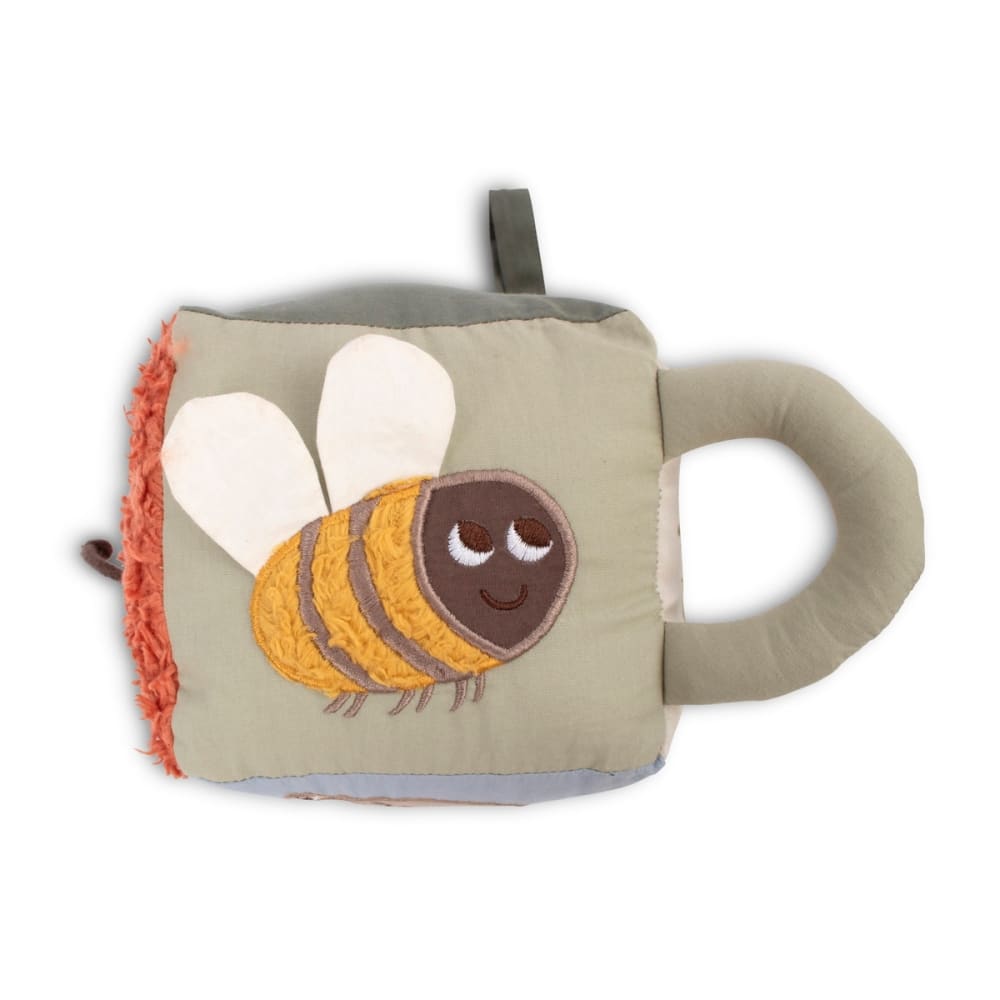 Peluche en coton coloris beige