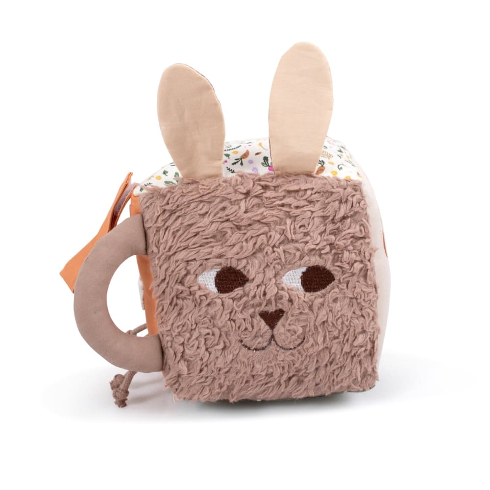 Peluche en coton coloris beige