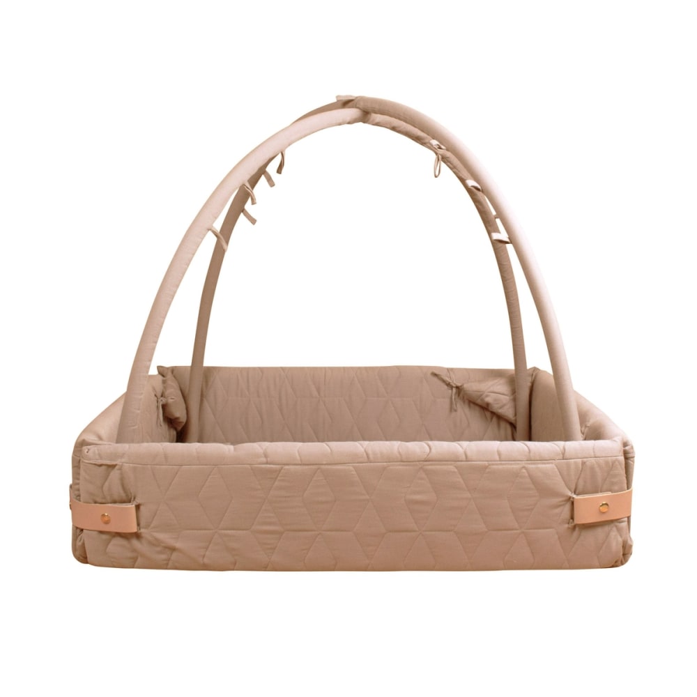 Accessoires bébé en coton coloris beige