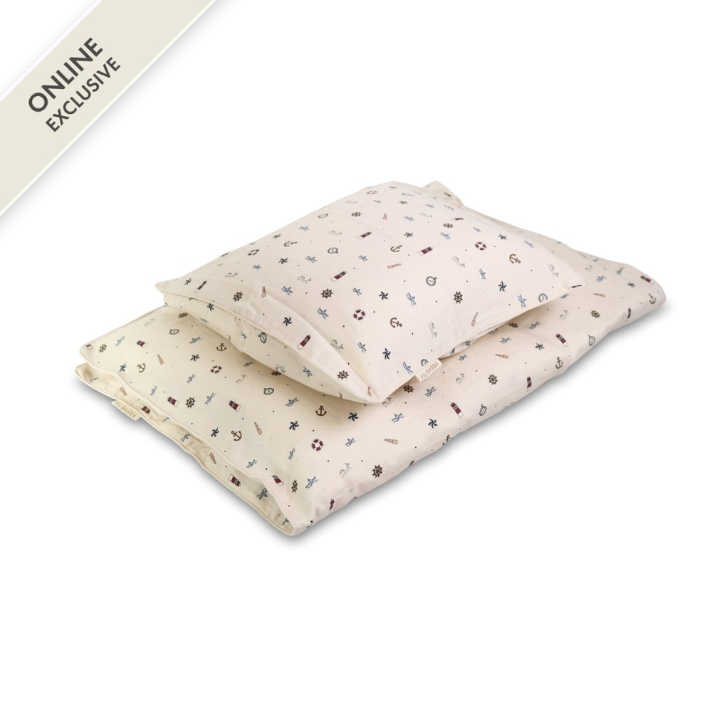 Literie en coton coloris blanc