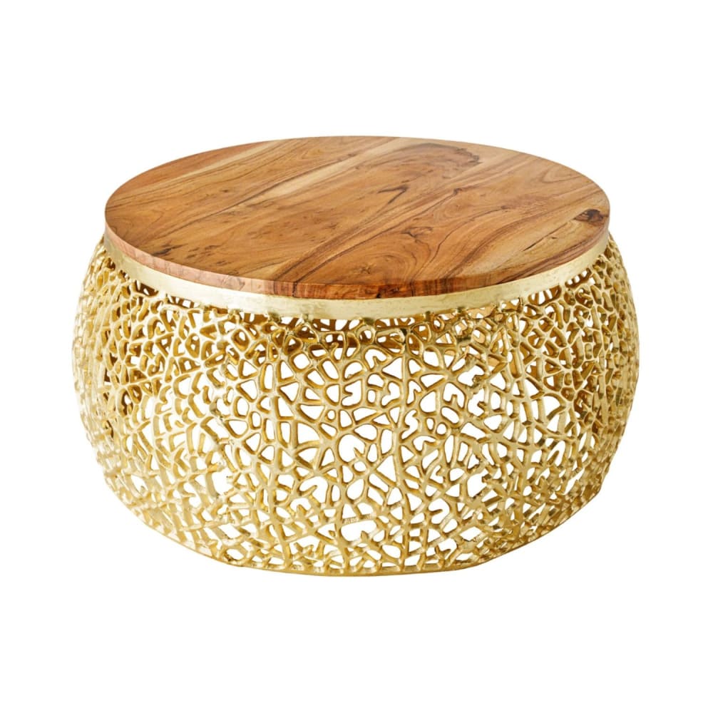 Table basse ronde en - acacia