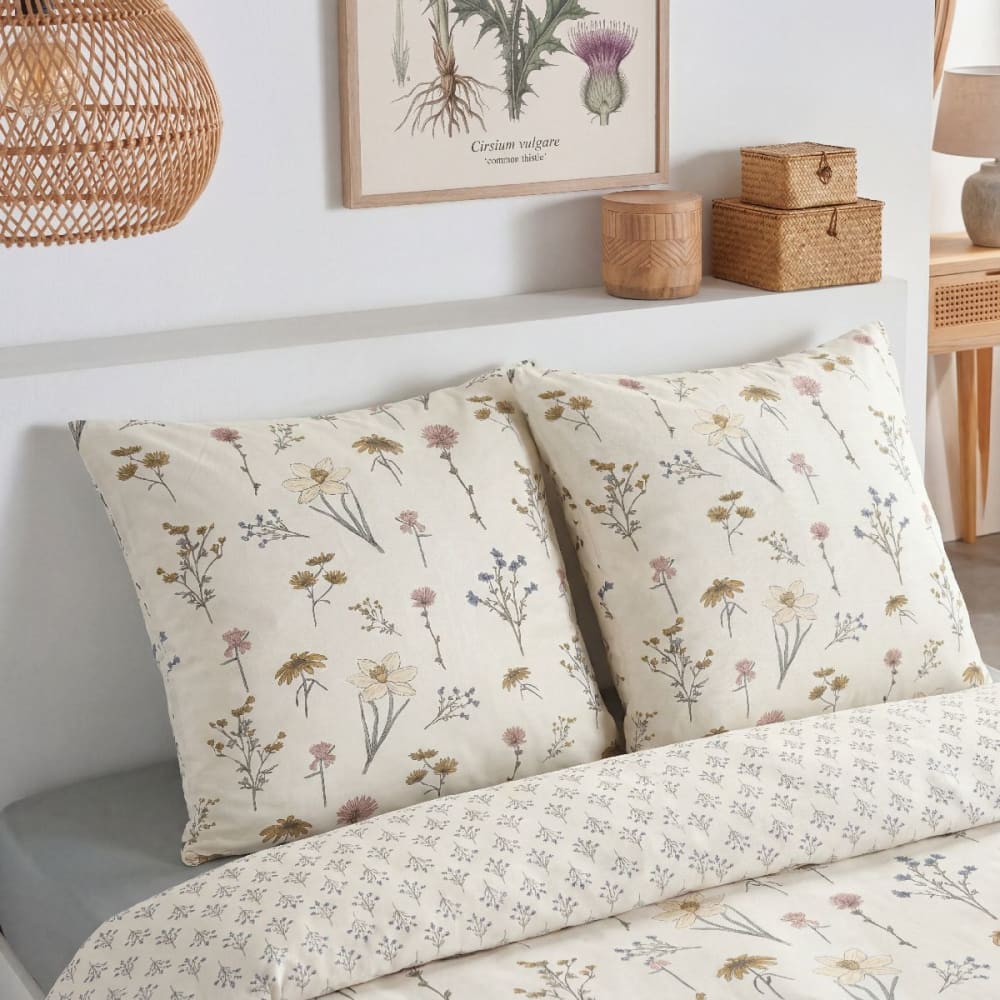 Bettwäsche-Set mit Druck Baumwolle 220x240 cm - Maisons Du Monde