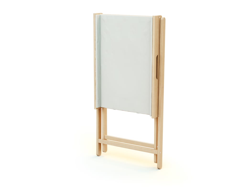 Table à langer pliante en bois hêtre verni (Webaby) - Image 1