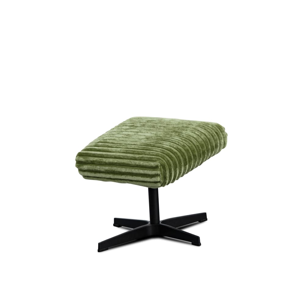 Repose-pieds, tissu velours côtelé vert Repose-pieds, tissu velours côtelé vert