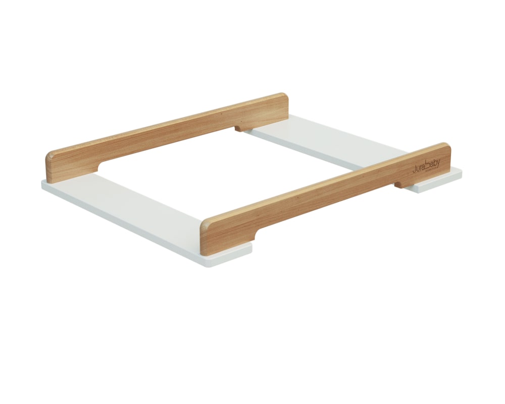 Plan à langer universel 50 cm en bois pour commode bébé - hêtre vernis Plan à langer universel 50 cm en bois pour commode bébé - hêtre vernis