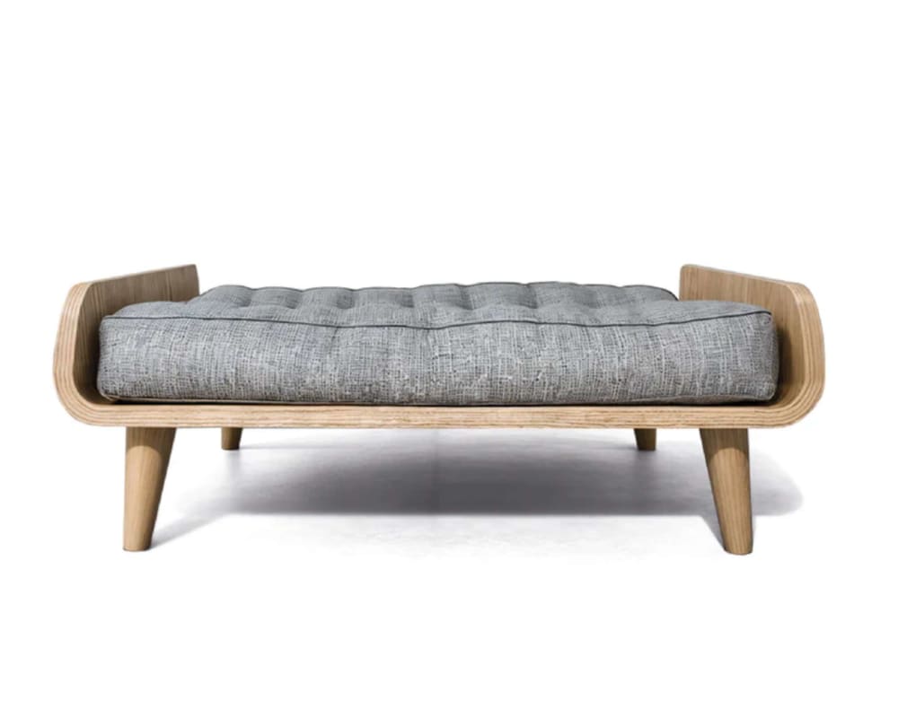 Mamapletz Katzen- und Hundebett aus Holz - 57 x 60 x 20 cm Beige Holz
