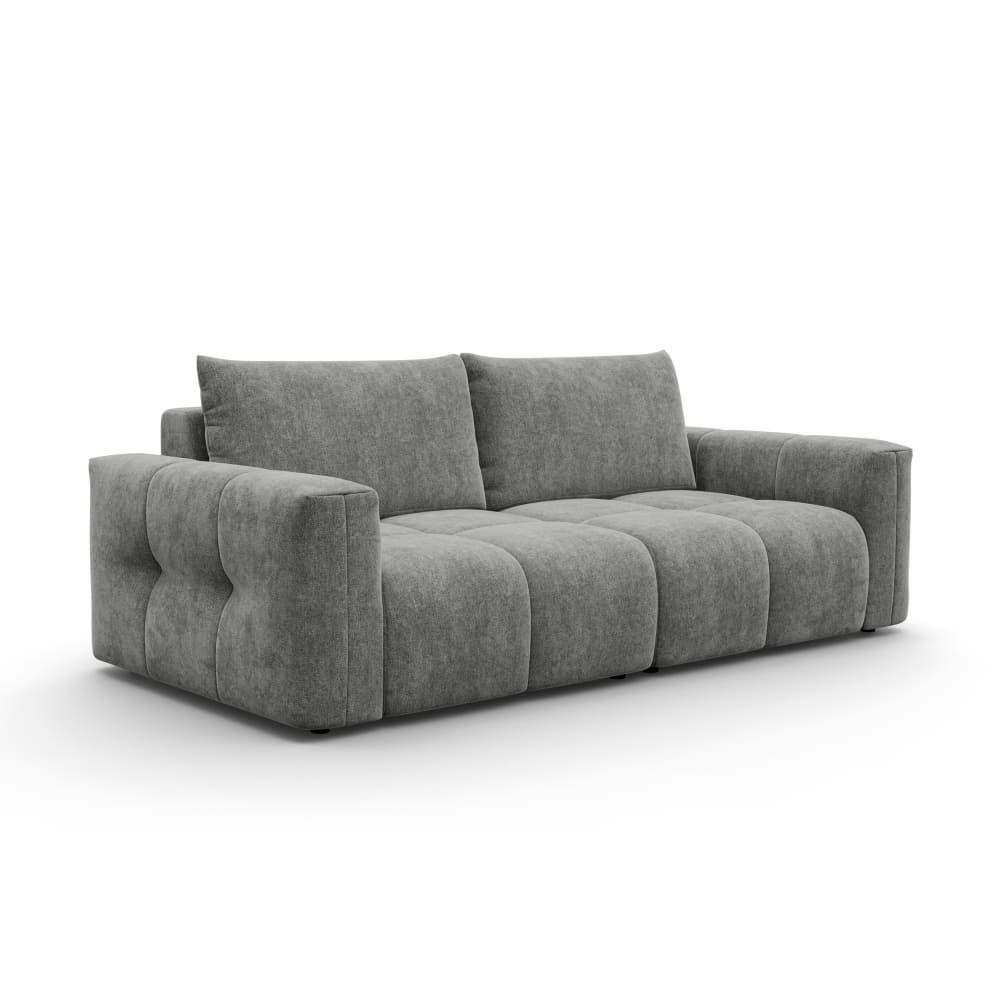 Canapé 3 places, tissu gris Canapé 3 places, tissu gris