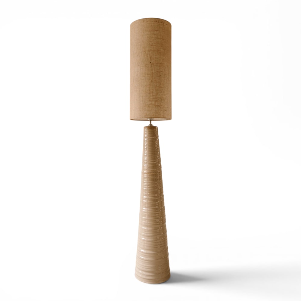 Indore Home Stehlampe 180 x 30 cm, Beige Beige Keramik