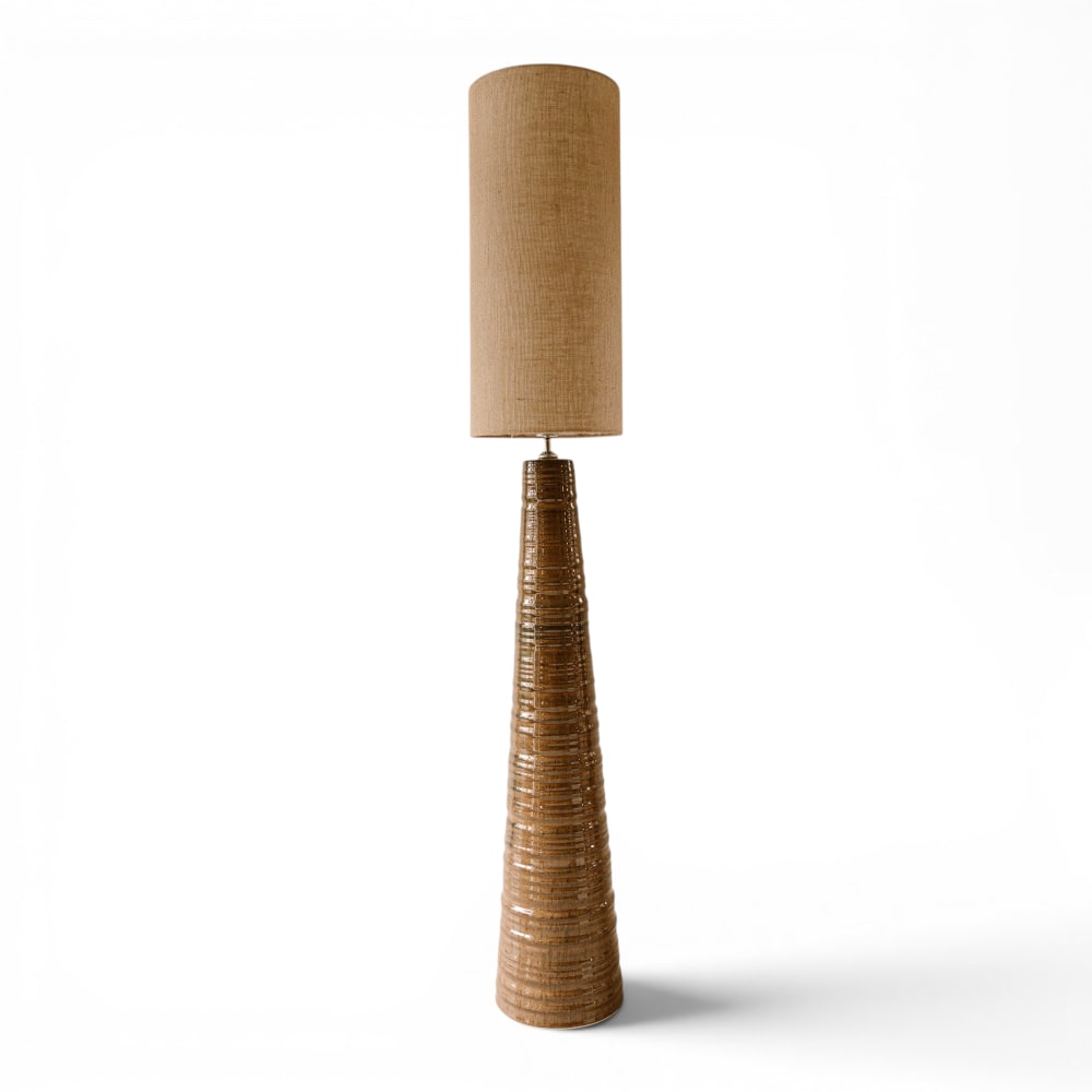 Indore Home Stehlampe 180 x 30 cm, Braun Braun Keramik