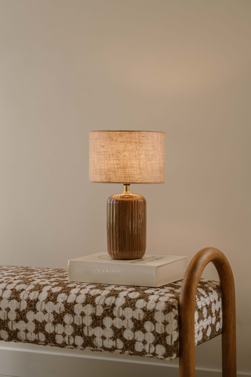 Tischlampe 39 x 23 cm, Braun - Maisons Du Monde