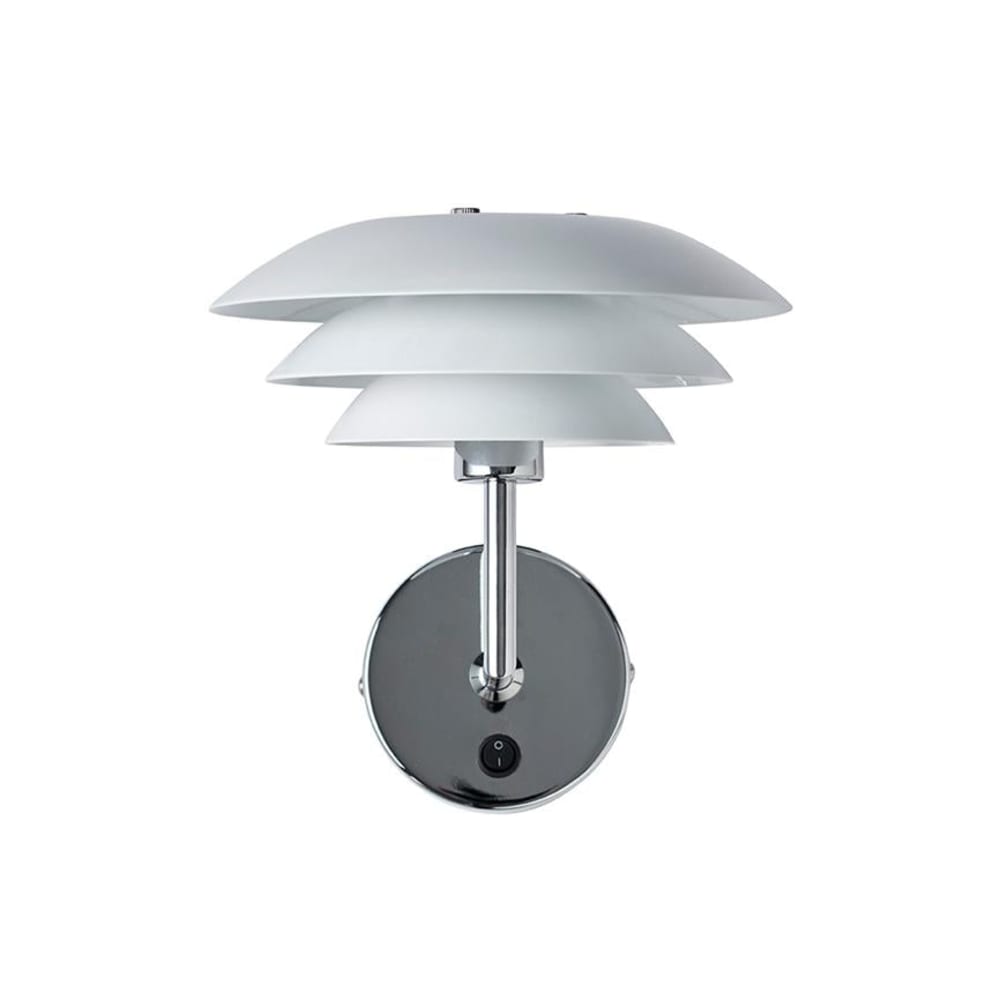 Wandleuchte aus Metall h 20 cm d 20 cm, weiß - Maisons Du Monde