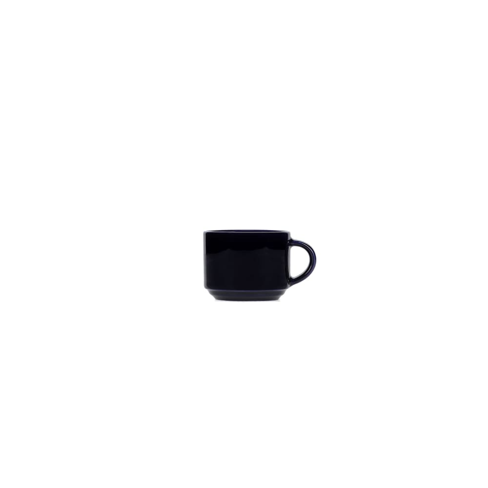 Lot de 4 tasses bleu en porcelaine 25cl