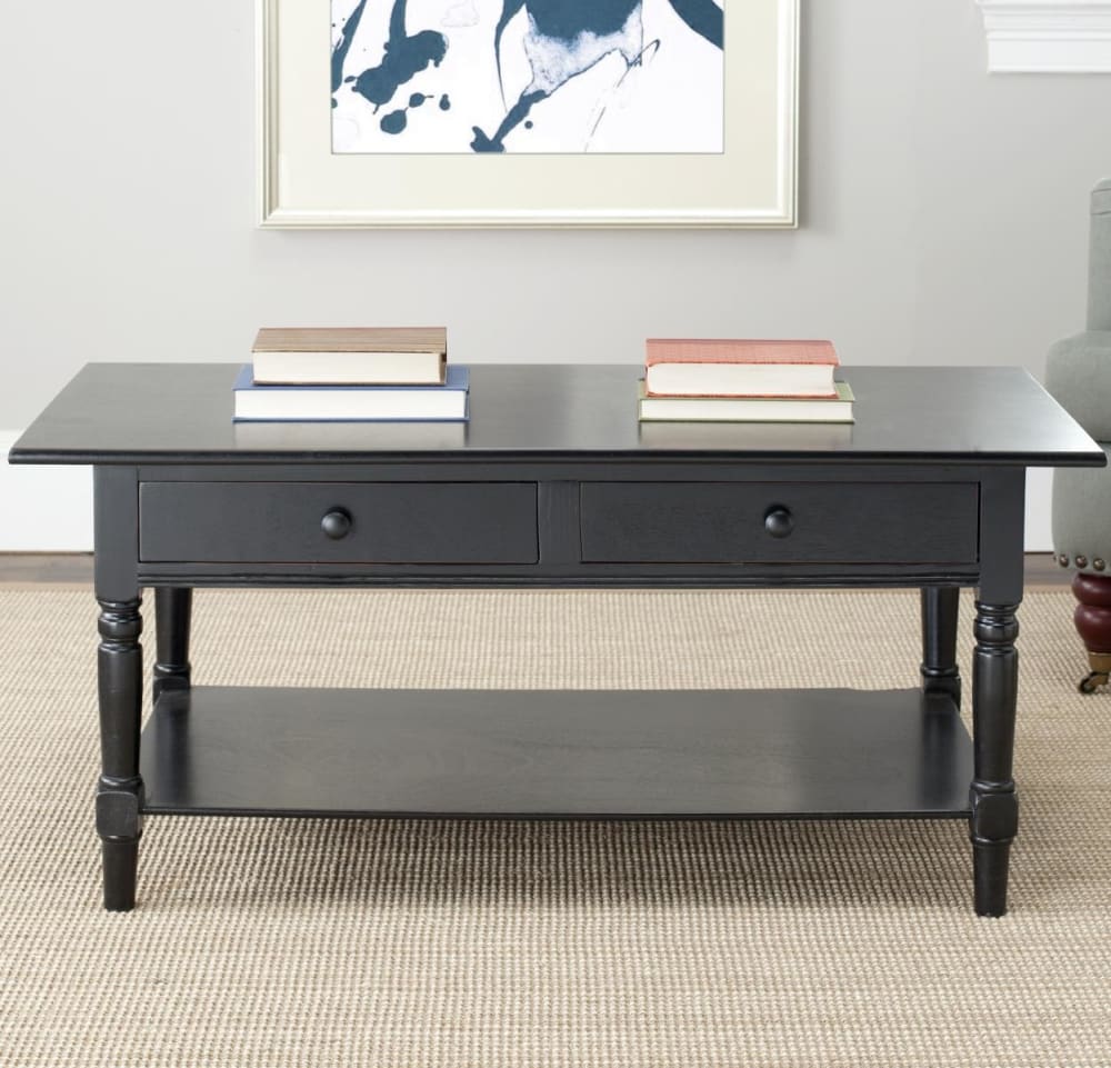 Couchtische aus Kiefernholz, Schwarz - Maisons Du Monde