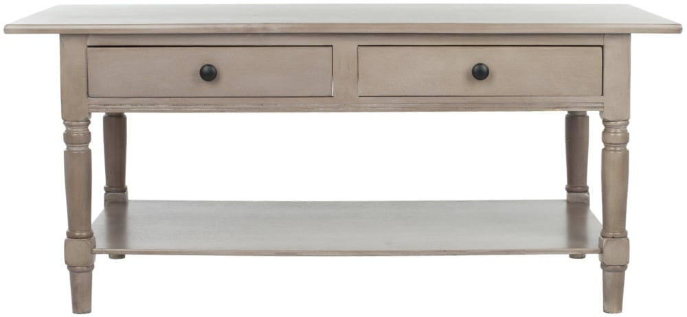 Tables basses en alliage d'aluminium/pin, gris vintage
