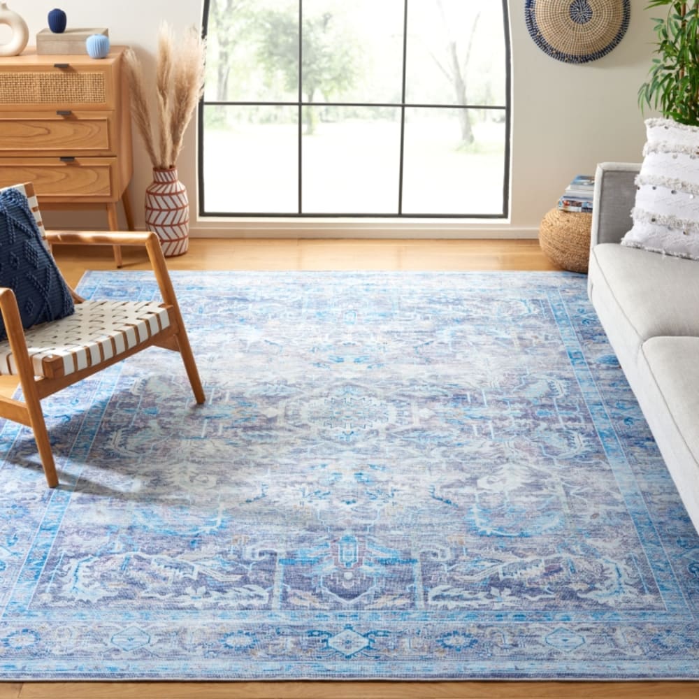 Tapis de transition en polyester violet/bleu, 244 x 305 cm — vue 3