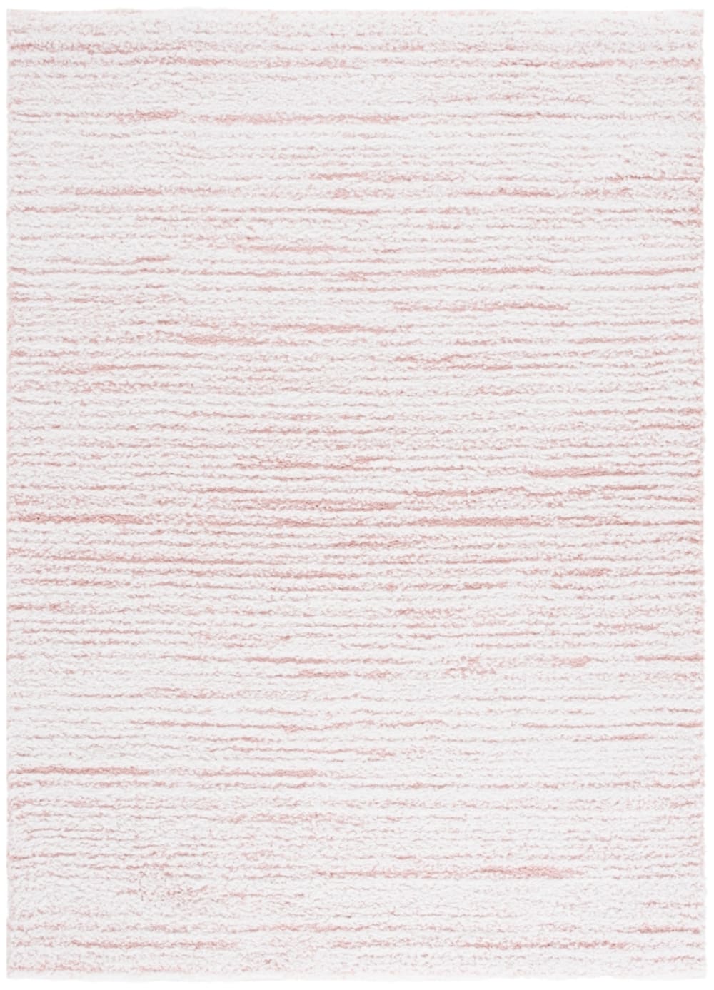 Tapis moderne en polyester rose/blanc, 122 x 183 cm