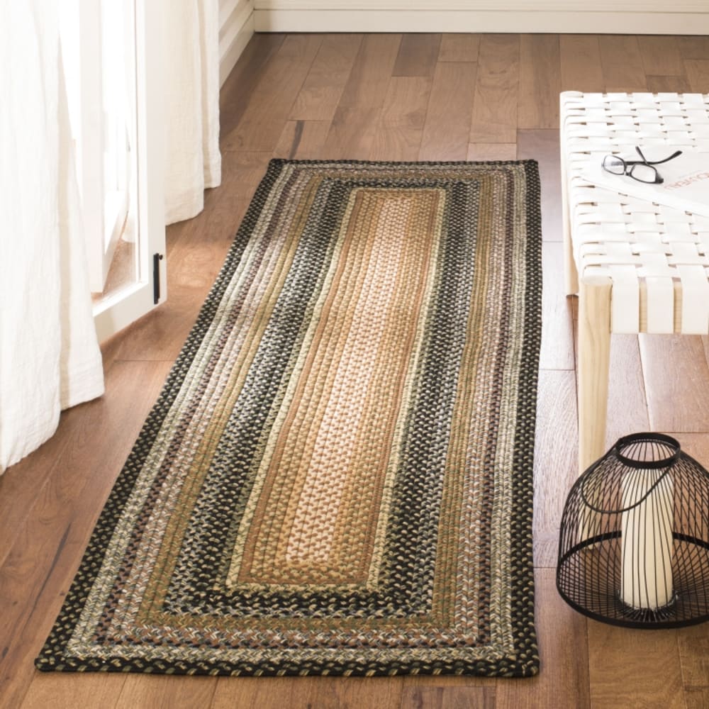 Tapis contemporain en polypropylène multicolore, 69 x 183 cm — vue 3