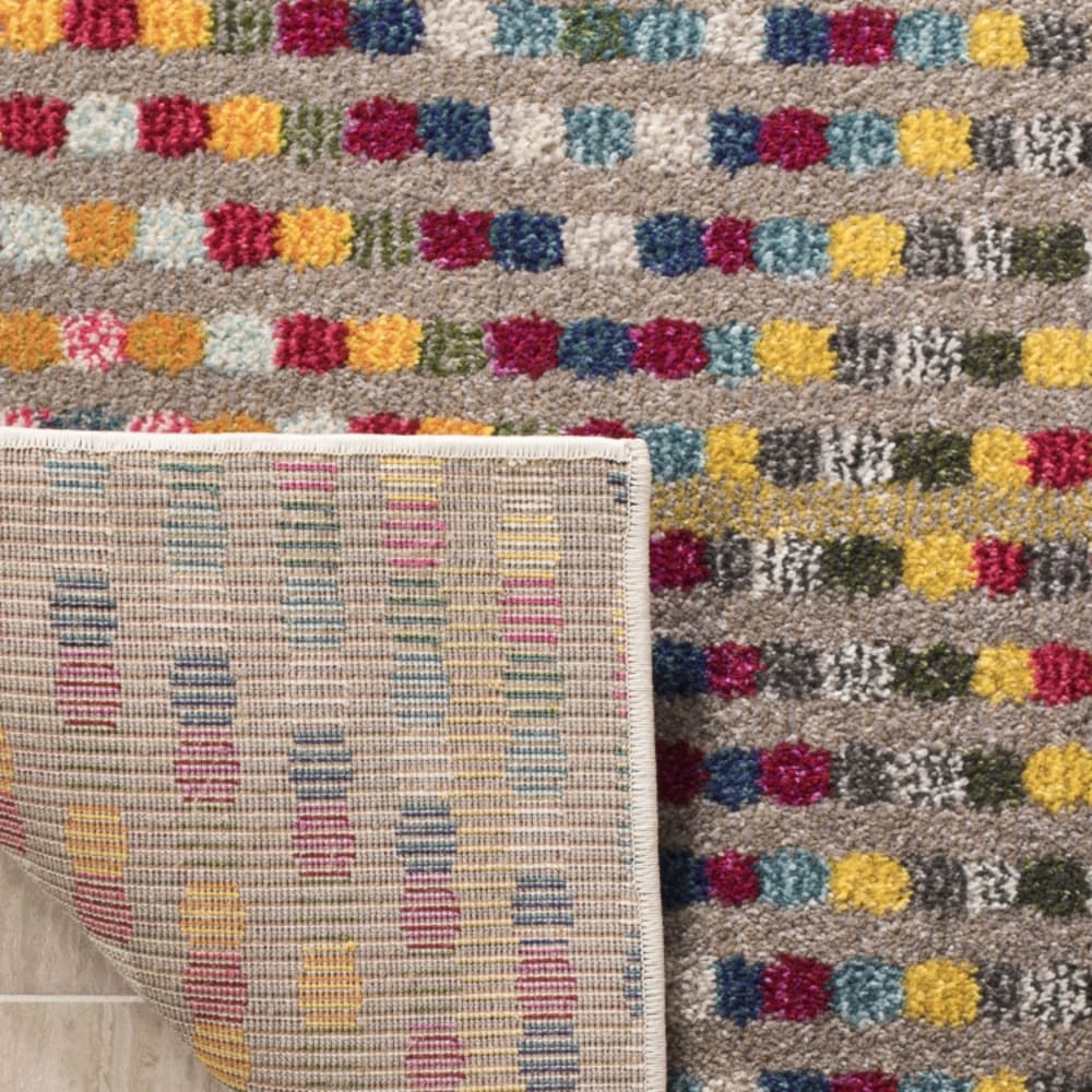 Tapis bohème chic en polypropylène multicolore/beige, 183 x 274 cm — vue 4
