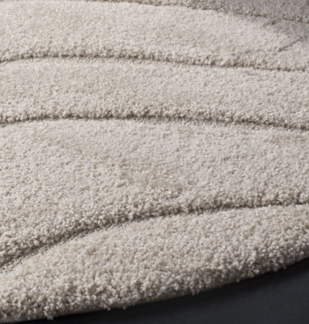 Tapis en polypropylène beige, 152 cm — vue 4