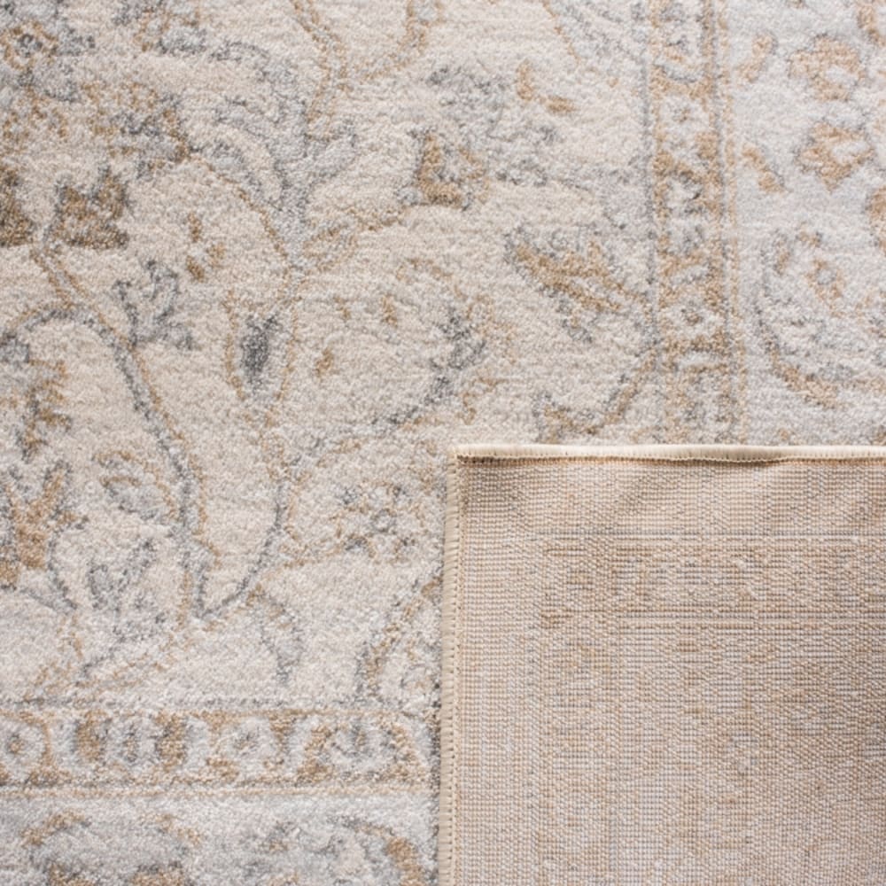 Tapis de transition en polypropylène beige, 160 x 160 cm — vue 3