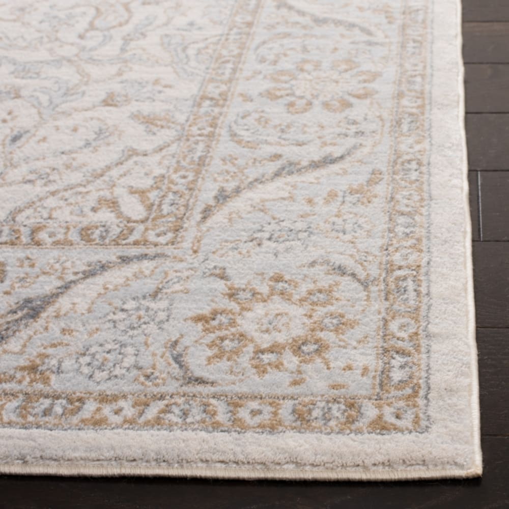 Tapis de transition en polypropylène beige, 160 x 160 cm — vue 4