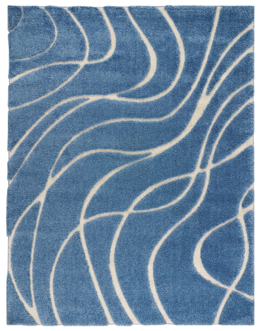 Safavieh Polypropylen-Teppich in Blau/Beige, 244 x 305 cm style classic chic Blau Pp - Polypropylen