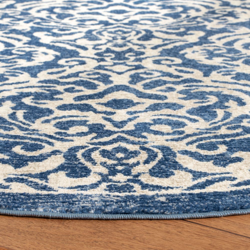 Tapis de transition en polypropylène bleu/beige, 91 x 152 cm — vue 4