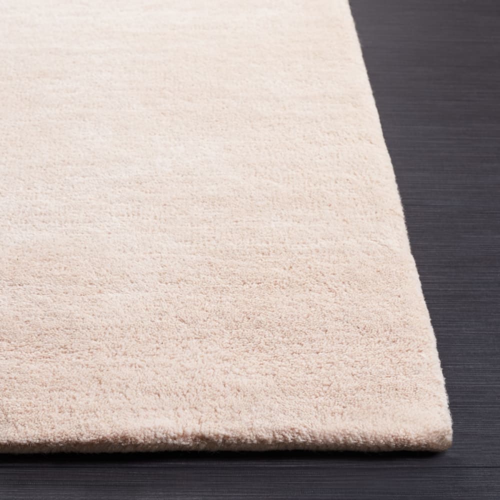 Tapis géométrique en laine blanc/orange, 61 x 91 cm — vue 4