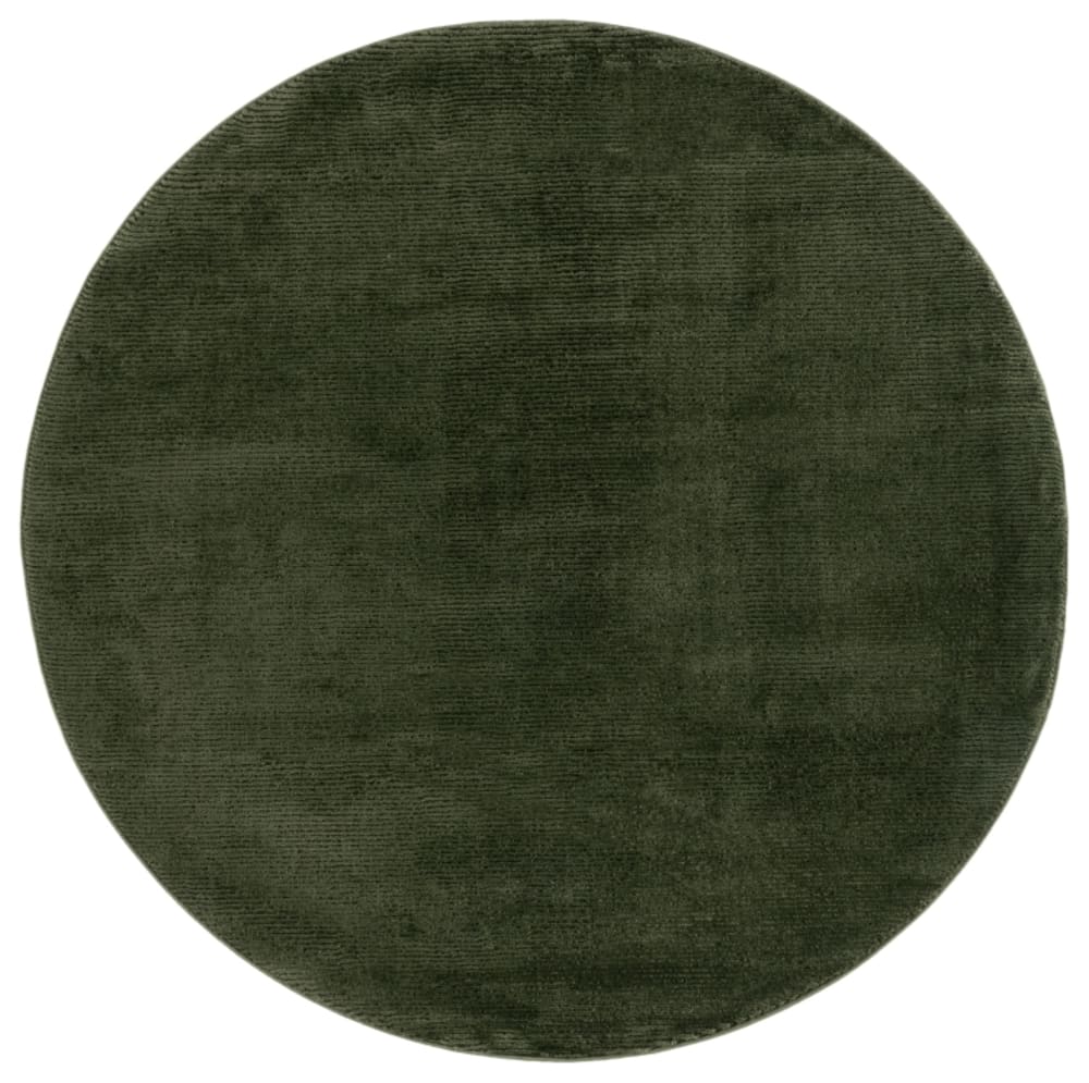 Tapis solide et tonale en polyester vert, 160 cm