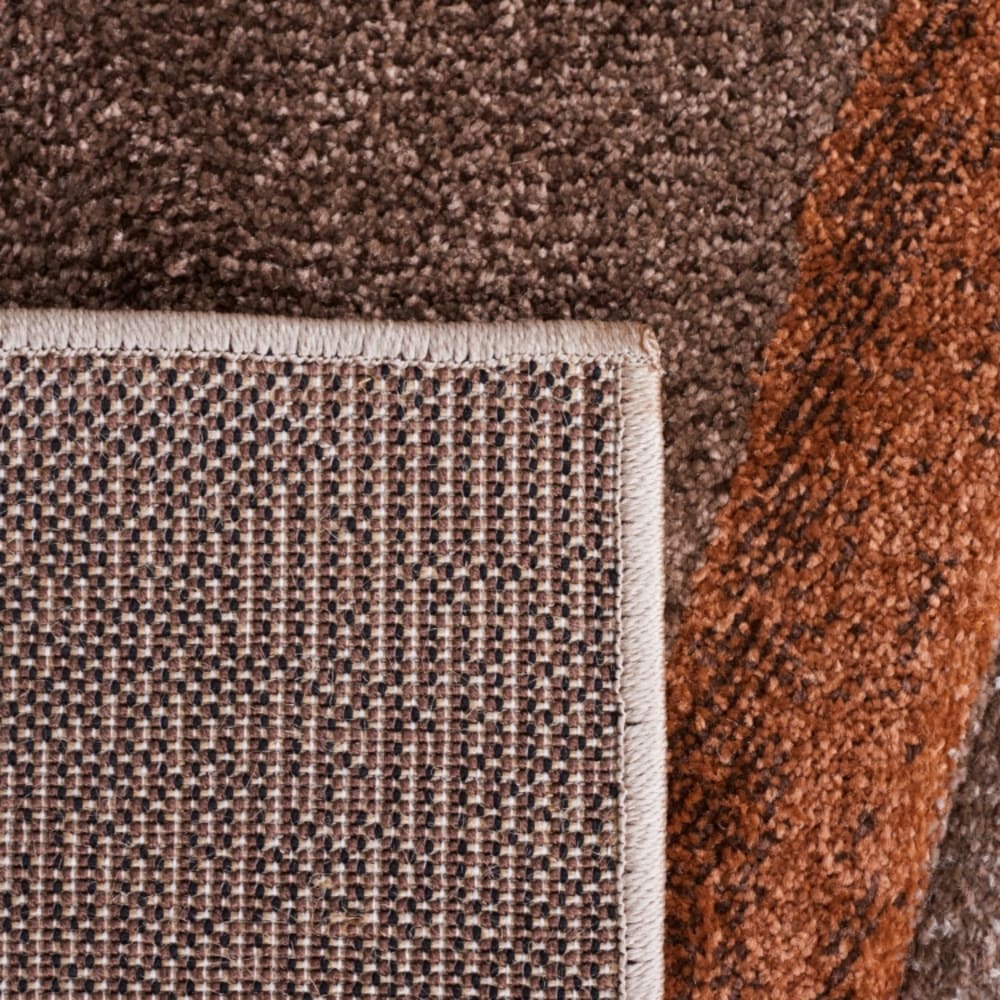 Tapis contemporain en polypropylène beige/marron, 201 x 274 cm — vue 4