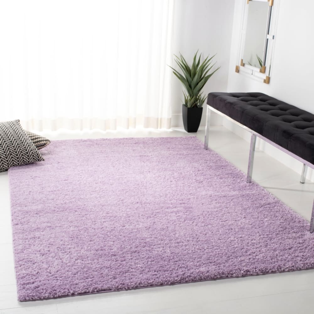 Tapis shag en polypropylène violet, 183 x 244 cm — vue 3