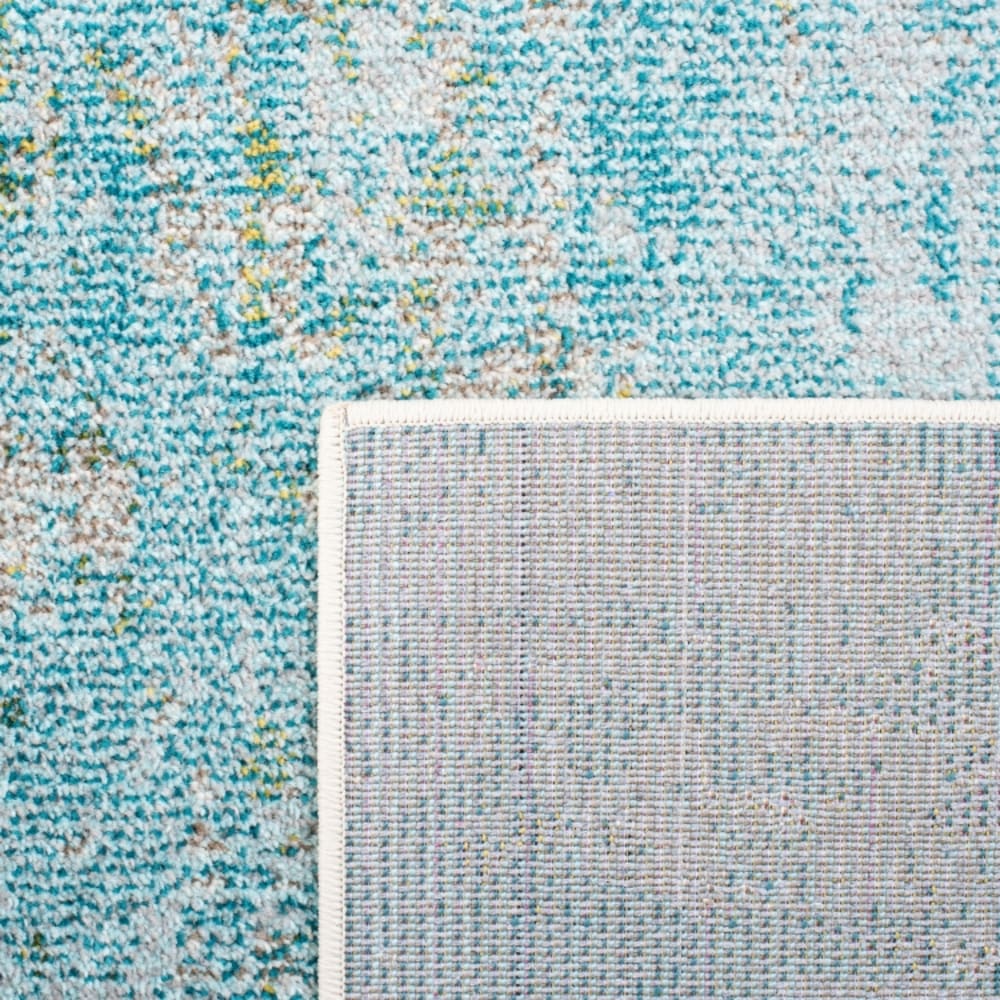 Tapis contemporary en polypropylène bleu/vert, 66 x 183 cm — vue 4