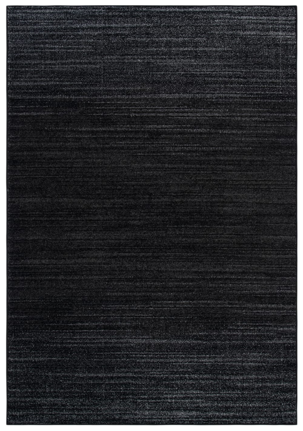 Tapis moderne en polypropylène noir/blanc, 76 x 183 cm