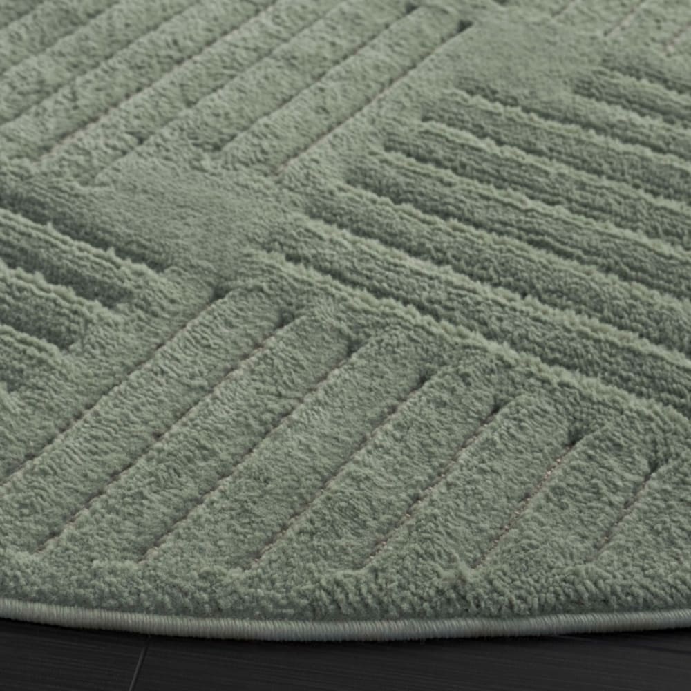 Tapis moderne en polypropylène vert, 201 cm — vue 4