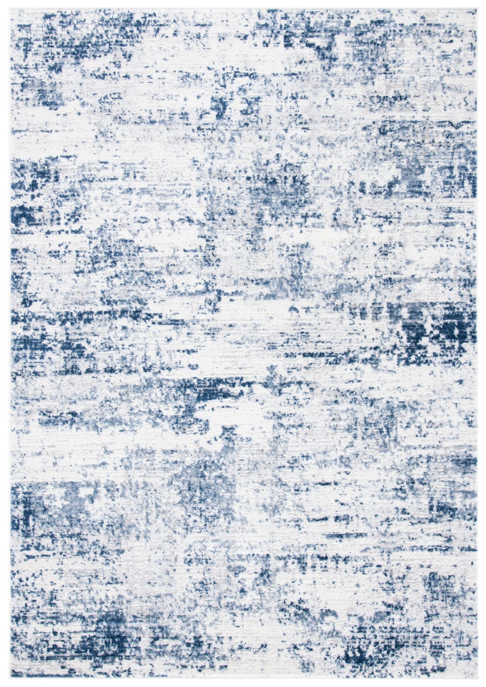 Safavieh Zeitgenössische Polypropylen-Teppich in Weiß/Blau, 183 x 274 cm style modern Blau Pp - Polypropylen