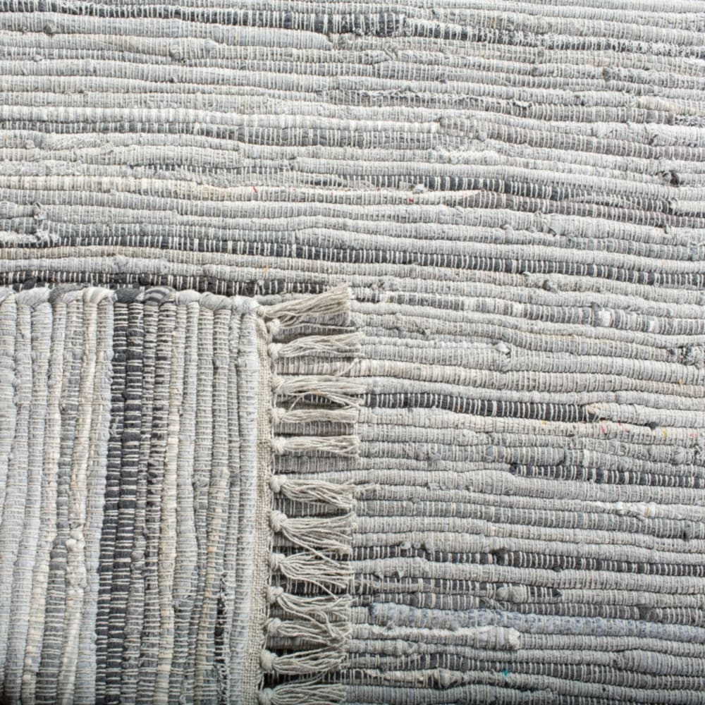 Tapis moderne en coton gris, 122 x 183 cm — vue 4