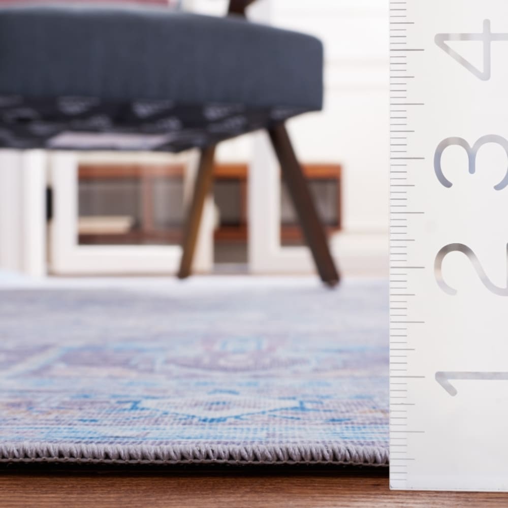 Tapis de transition en polyester violet/bleu, 183 x 183 cm — vue 3