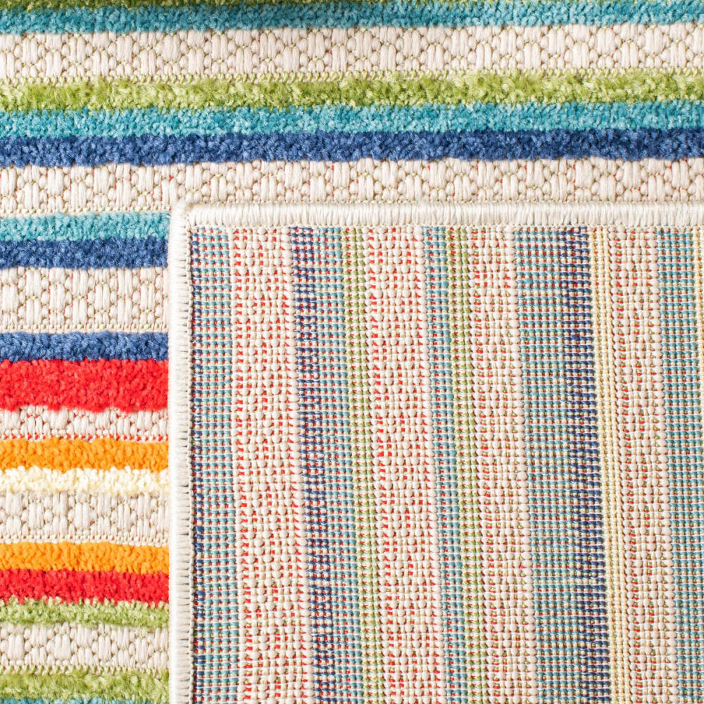 Tapis moderne en polypropylène blanc/vert, 244 x 305 cm — vue 4