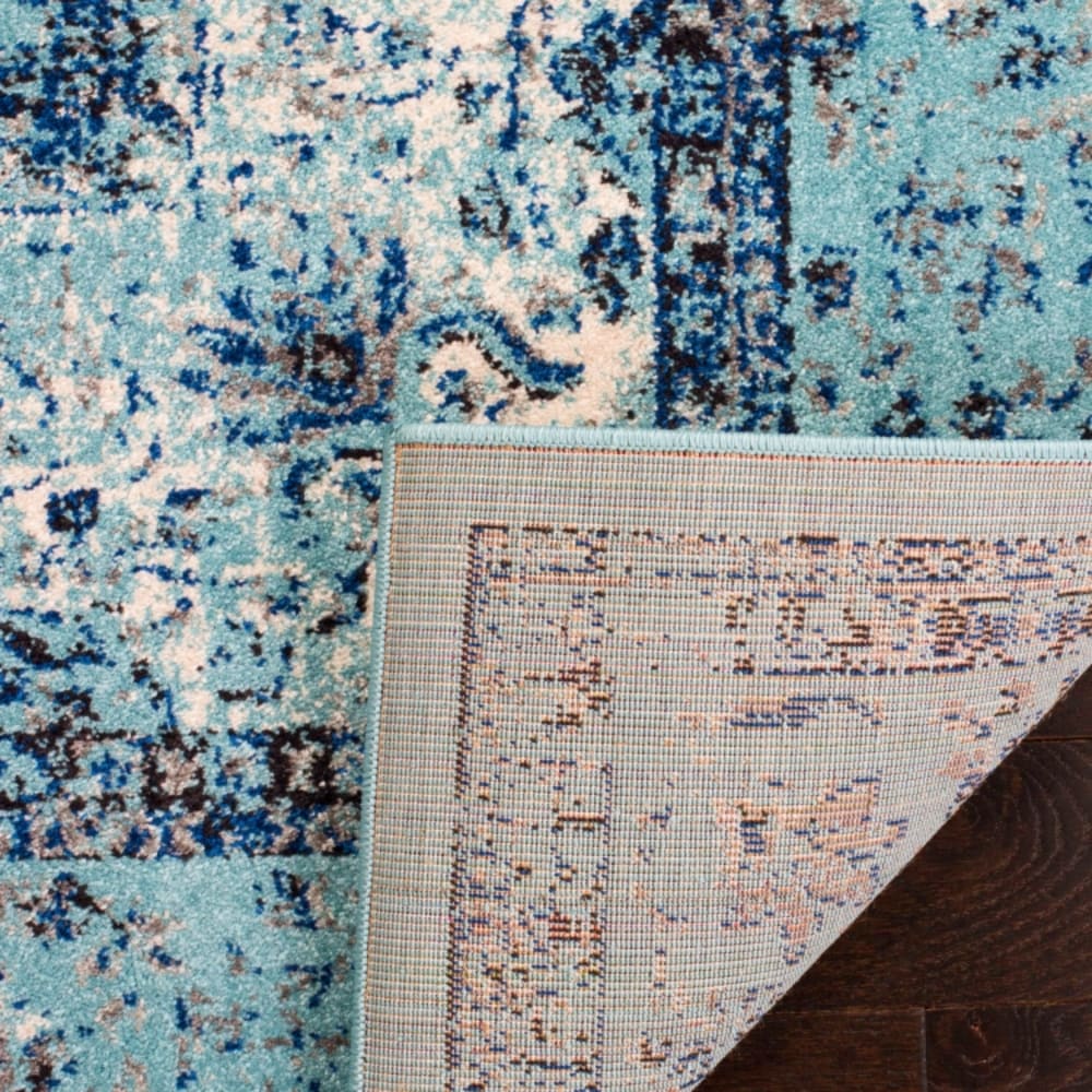 Tapis de transition en polypropylène bleu, 91 x 152 cm — vue 4