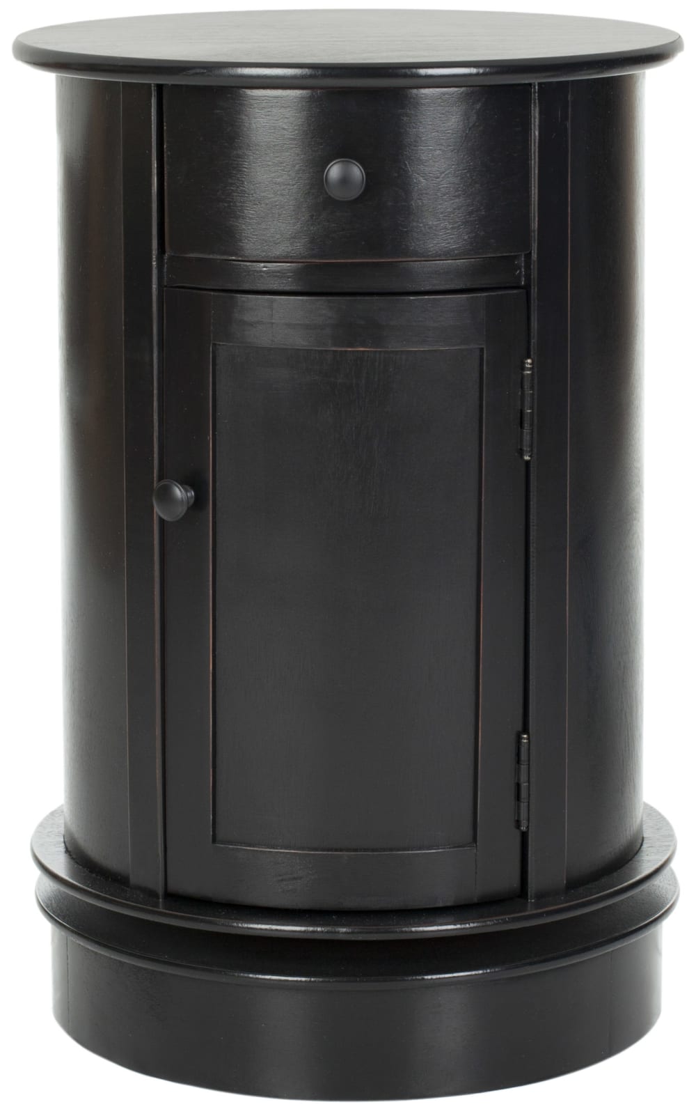 Tables d'appoint en pin/mdf, noir Tables d'appoint en pin/mdf, noir