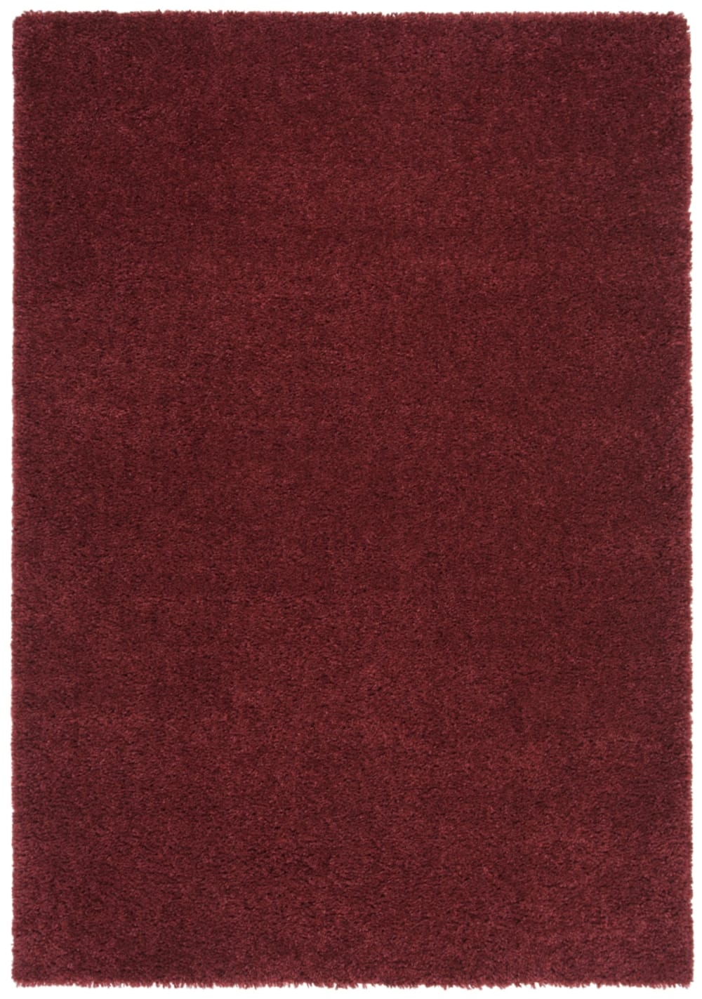 Tapis shag en polypropylène rouge, 236 x 305 cm