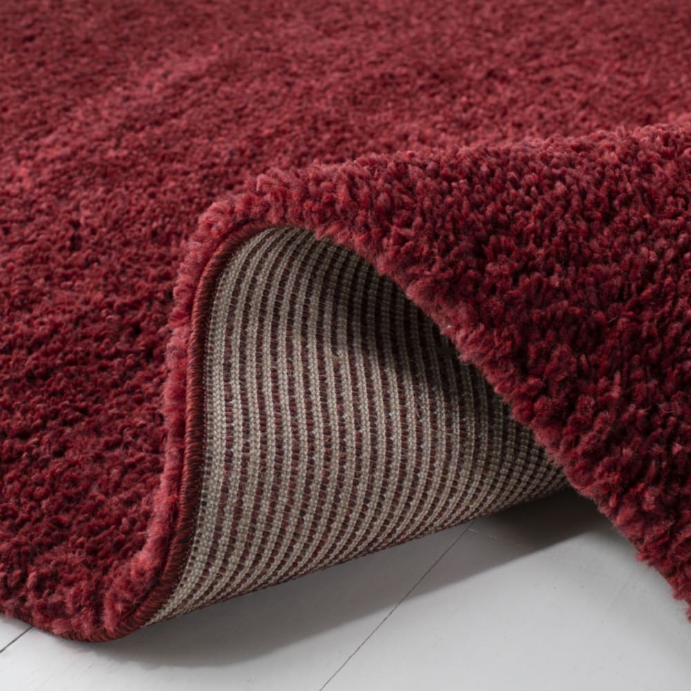 Tapis shag en polypropylène rouge, 236 x 305 cm — vue 4