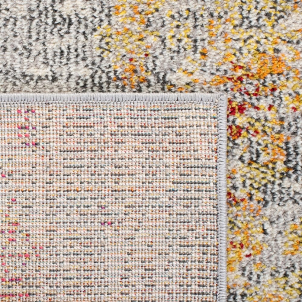 Tapis contemporain en polypropylène gris/or, 274 x 366 cm — vue 4