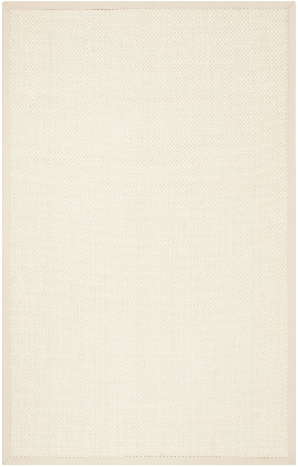 Tapis fibre naturelle en sisal blanc/beige, 183 x 274 cm