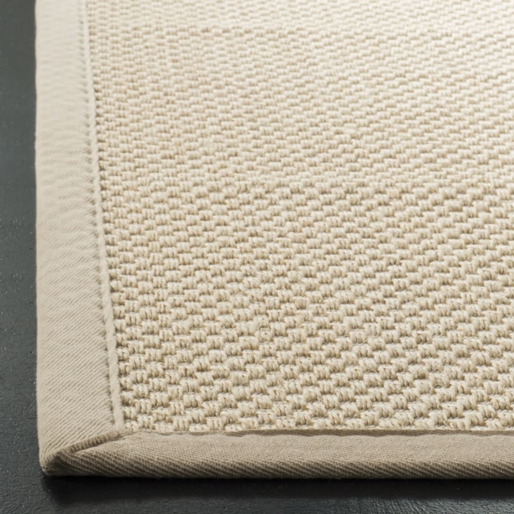 Tapis fibre naturelle en sisal blanc/beige, 183 x 274 cm — vue 4