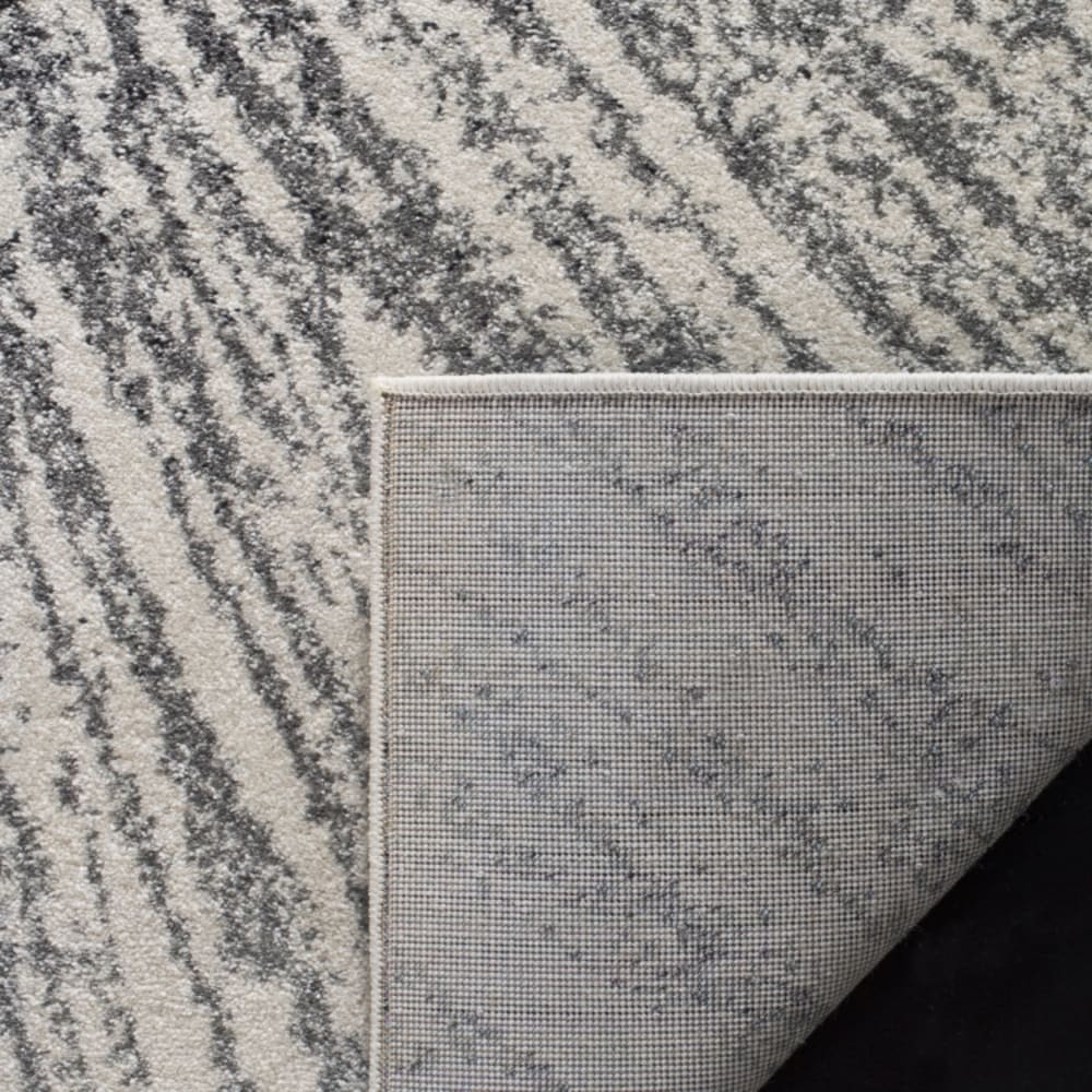 Tapis de transition en polypropylène noir/blanc, 160 cm — vue 4
