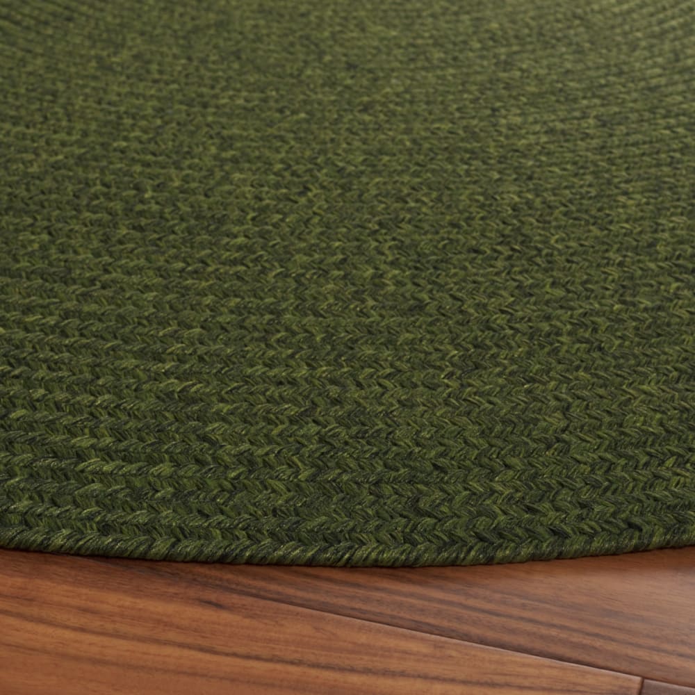 Tapis contemporain en polypropylène vert, 152 cm — vue 4