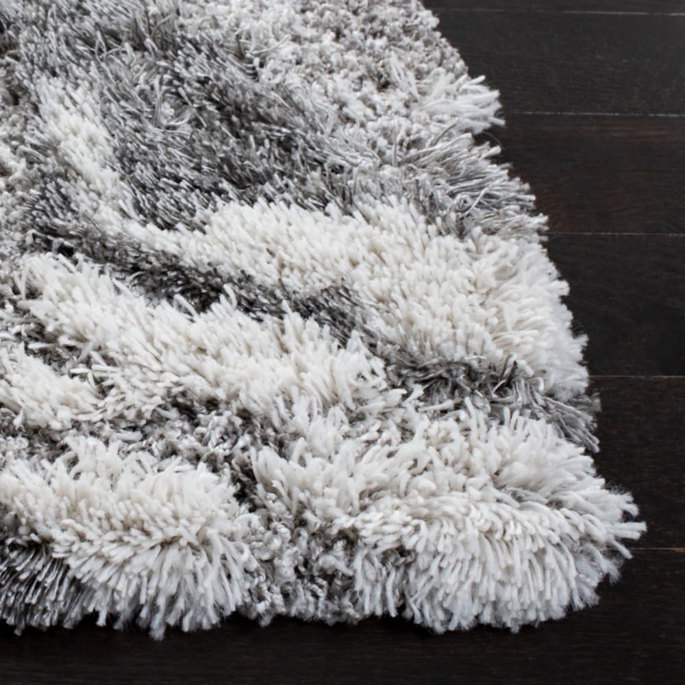Tapis en polypropylène gris/blanc, 183 x 274 cm — vue 4