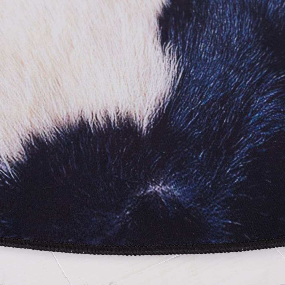 Tapis de transition en polyester blanc/bleu, 183 cm — vue 4
