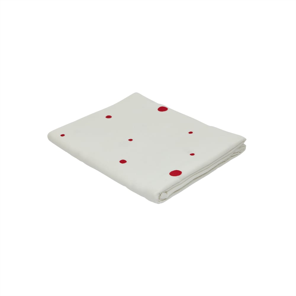 Nappe en coton coloris blanc Nappe en coton coloris blanc
